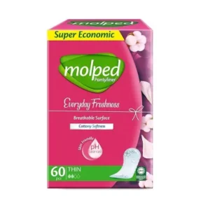 مولبد ايفري داي فوط صحية معطرة 60 قطعة | Molped Ayfry Day Pads Sanitary Scented 60 Piece
