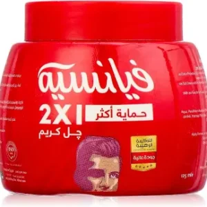 فيانسيه 2*1 جل كريم للشعر حماية اكثر احمر 125مل | Fiancee 2*1 Gel Cream Hair Protection More Red 125Ml