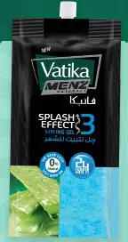 دابر فاتيكا منز سبلاش افيكت جل الشعر كيس ازرق 17مل | Dabur Vatika Mnz Sblash Afykt Gel Hair Sachet Blue 17Ml