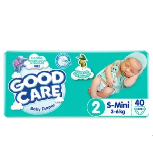 جودكار زيتون زيت حفاضات ميني (مقاس 2) 40قطع توين (5) | Goodcare Olive Oil Diaper Mini (Size 2) 40pcs Twin (5)