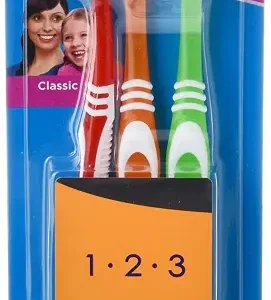 فموي-بي فرشاة أسنان 123 كلاسيك 3قطع (25%) # فرشة اسنان | Oral-B Toothbrush 123 Classic 3pcs (25%) # Brush Teeth