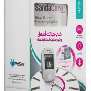 ساندا كير ادورا جهاز سكر + علبة شرائط 60 شريط - عرض خاص | Sanda Care Adwra Device Sugar + Box Strips 60 Strip - Offer Special