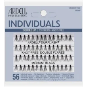 أرديل إينديفيدوال ميديام أسود كنوت-فري دبل فلاريس | Ardell Individual Medium Black Knot-Free Double Flares