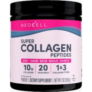 نيوسيل سوبر كولاجين بيبتيديس (أونفلافوريد) بودرة 200 جم | Neocell Super Collagen Peptides (Unflavoured) Powder 200 Gm