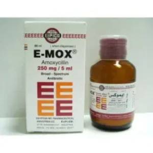 إي - موكس 250 مجم / 5 مل معلق 80 مل (2161) | E - Mox 250 Mg / 5 Ml Susp 80 Ml (2161)