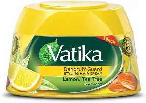 دابر فاتيكا كريم تصفيف الشعر ضد القشرة (10%) 125مل - عرض خاص | Dabur Vatika H.cr. 125Ml Anti.dand (+10%) #