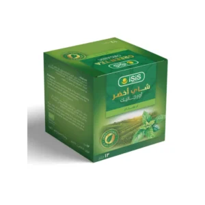 Isis Green Tea With Peppermint 12 Bags Shaa Green Isis With Mint 2 Gm 12 Sachet