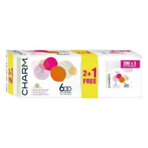 سانيتا شارم أعواد قطنية دائرية لتنظيف الأذن (2+1) - عرض خاص | Sanita Sharm Aawad Cotton Dayrya Cleaning Aladhn (2+1) - Offer Special