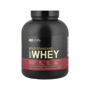 أون جولد ستاندارد 100% واي (دبل ريك شوكولاتة) 2.27 كجم/5 لب بودرة | On Gold Standard 100% Whey (Double Rich Chocolate) 2.27 Kg/5 Lb Powder
