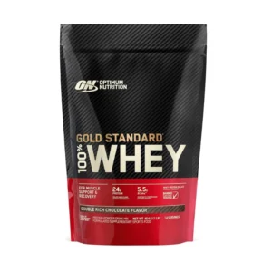 أون جولد ستاندارد 100% واي (دبل ريك كوكوكولات) 454 جم/1 لب بودرة | On Gold Standard 100% Whey (Double Rich Chococolate) 454 Gm/1 Lb Powder