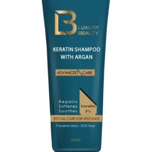 لوكسري بيوتي شامبو بالكرياتين و زيت الارجان 250مل | Luxury Beauty Keratin Shampoo With Argan 250Ml