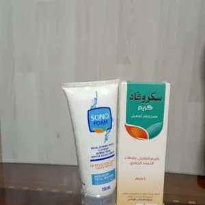 سكروفيد كريم 100جم + سينو فوم - عرض خاص | Skrofad Cr. 100Gm + Scino Foam (#)