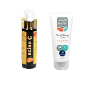 سينو سيرم 50 مل + وايت ويللو - عرض خاص | Scino-C Serum 50Ml + White Wello (#)