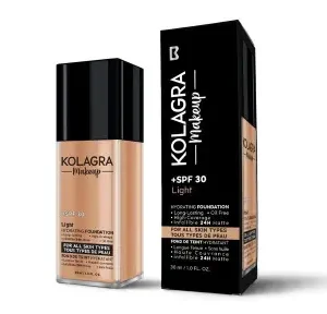 كولاجرا كريم أساس بعامل حماية من الشمس 30+ لايت 30مل | Kolagra Makeup Foundation Spf30+ (Light) 30Ml