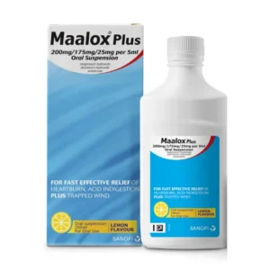 مالوكس بلس معلق 250 مل (ليمون) | Maalox Plus Susp 250 Ml (Lemon)