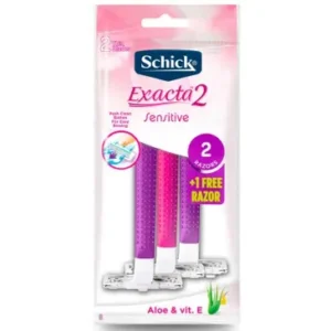 شيك شفرات للبشرة الحساسة للنساء 3 قطع (2+1) | Schick Blades Skin Sensitive Women 3 Pieces (2+1)