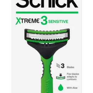 شيك اكستريم 3 ماكينة حلاقة للرجال 4 قطع | Schick Extreme 3 Shaver Men 4 Pieces