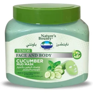 Natures Bounty Venos Mud Mask 300ml Cucumer (0945)