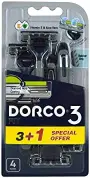 دوركو ماكينة حلاقة للرجال 3شفرات (3+1) - عرض خاص | Dorco Shaver Men 3Blades (3+1) - Offer Special