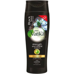 دابر فاتيكا شامبو. 180مل سترينجث&شاين / حبة البركة (هس) (#) | Dabur Vatika Sh. 180ml Strength&Shine / Black Seed (Hs) (#)