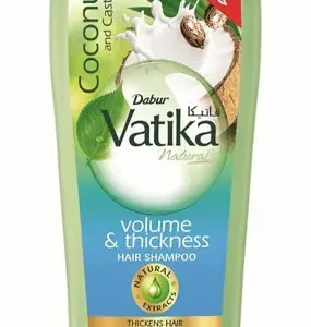 دابر فاتيكا شامبو للكثافة بجوز الهند 360مل (عرض خاص) | Dabur Vatika Sh. 360Ml Volume&Thick / Coconut (#)