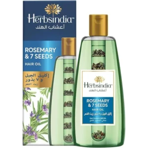 هيربس اينديا زيت الشعر بالروزماري و7 بذور 180 مل | Herbs India H.oil 180Ml Rosemary & 7 Seeds