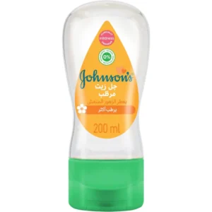 جونسون زيت جل أطفال برائحة الزهور المنعشة 200مل | Johnson Oil Gel Kids Scent Flowers Almnasha 200Ml