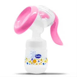 بابلز شفاط ثدي مدمج ببرونة / مسدس روز | Bubbles Aspirator Breast Mdmj Feeding Bottle / Msds Rose