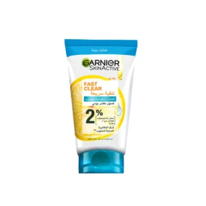 غارنييه فاست كلير 3إن1 مقشر إيكسفول. غسول للوجه 50مل | Garnier Fast Clear 3in1 Scrub Exfol. Face Wash 50ml