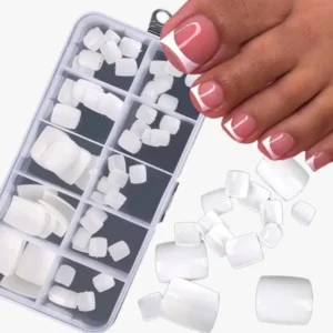 Toe Nail Kit 100pcs Nails Foot Balba Zjaj