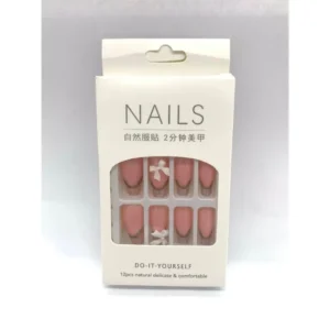أظافر دو-إيت-إيورسيلف 12قطع اظافر الوان فيونكة | Nails Do-It-Yourself 12pcs Nails Colors Fywnka