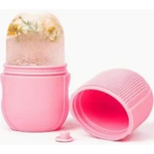 آيس رولير للوجه بشرة كير / وردي ايس رول لون بينك | Ice Roller Facial Skin Care / Pink Ice Roll Lwn Pink