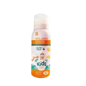 كولاجرا سبراي لوشن واقي من الشمس للاطفال بمعامل حماية 50 درجة 120مل | Kolagra Sunscreen Spr. Kids 120Ml Spf50+
