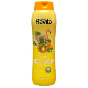 كريستال رافيتا جل استحمام 1000مل تروبيكال إف (0585) | Cristal Ravita Shower Gel 1000ml Tropical F (0585)