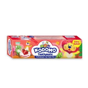كودومو أطفال معجون أسنان 80جم فراولة (9369) فراولة | Kodomo Kids Toothpaste 80gm Strawberry (9369) Strawberry