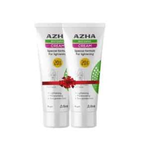 ازهى كريم تفتيح بمعامل حماية من الشمعس +20 درجة 75جم (1+1) (عرض خاص) | Azha Whitening Cream 75Gm Spf20 (1+1) #