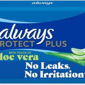 اولويز ماكسي بروتيكت بلس الوفيرا طويل جدا 16+2 قطعة (عرض خاص) | Always Maxi Protect Plus Aloe Vera Long Very 16+2 Piece (Offer Special)