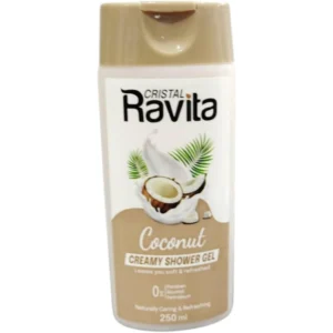 كريستال رافيتا كريامي جل استحمام 250مل جوز الهند (0790) | Cristal Ravita Creamy Shower Gel 250ml Coconut (0790)