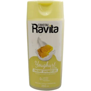 كريستال رافيتا كريامي جل استحمام 250مل إيوجهورت&عسل (0813) | Cristal Ravita Creamy Shower Gel 250ml Yoghurt&Honey (0813)