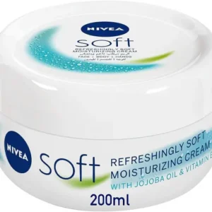 نيفيا سوفت كريم ترطيب (خصم 30%) 200مل (عرض خاص) | Nivea Soft Moist Cr. 200Ml Non Greasy (30%) (#)