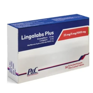 لينجالابس بلس 25 / 5 / 1000 مجم 30 قرص | Lingalabs Plus 25 / 5 / 1000 Mg 30 Tab