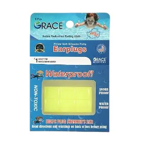 جريس سدادة اذن مرنة اطفال 6 قطع | Grace Plug Ear Flexible Kids 6 Pieces