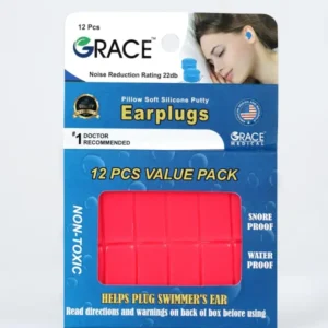 جريس سدادة اذن مرنة كبار 12 قطعة | Grace Plug Ear Flexible Adult 12 Piece