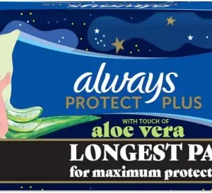 اولويز ماكسي بروتيكت بلس الوفيرا طويل 14قطعة | Always Maxi Protect Plus Aloe Vera Long 14Piece