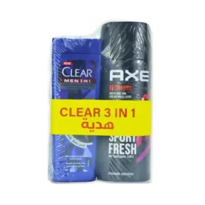 اكس سبراي مزيل عرق للرجال ريتشارج 150مل + كلير شامبو 90مل (عرض خاص) | X Spray Deodorant Men Rytsharj 150Ml + Clear Shampoo 90Ml (Offer Special)