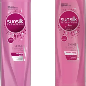صانسيلك (شامبو 350مل + بلسم 350مل 50%) اللمعان والقوة (عرض خاص) | Sunsilk (Sh. 350Ml+Cond. 350Ml 50%) Strength&Shine (#)