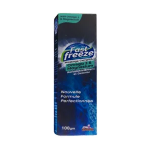 فاست فريز مساج جل اوميجا-3 وماغنسيوم 100 جم | Fast Freeze With Omega-3 & Magnesium 100 Gm Massage Gel