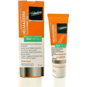 هيلماديرم واقي شمس جل 50جم معامل حماية50+ | Helmaderm Sunscreen Gel 50gm Spf50+