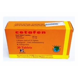 سيتافين 200 / 500 مجم 30 قرص | Cetafen 200 / 500 Mg 30 Tab