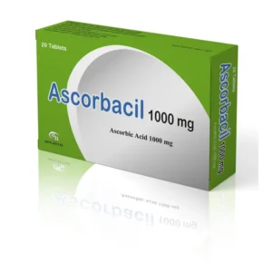اسكورباسيل 1000 مجم 20 قرص | Ascorbacil 1000 Mg 20 Tab